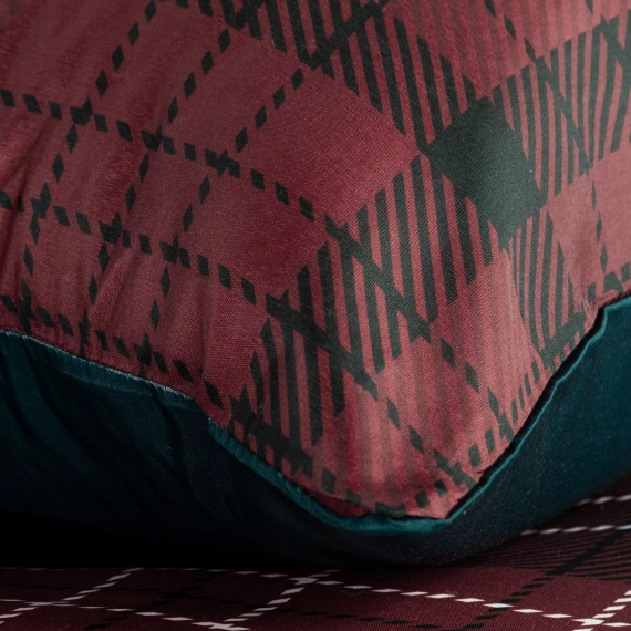 Noellie Pościel świąteczna Eurofirany czerwony – bawełna ranforce, dwustronna