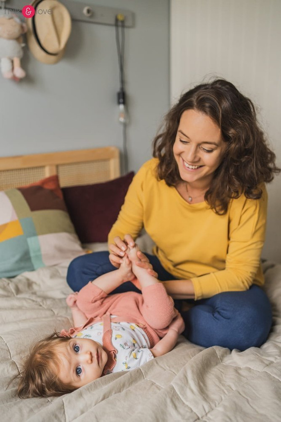 Two Ways Milk&Love bluzka ciążowa i do karmienia butelkowy zielony