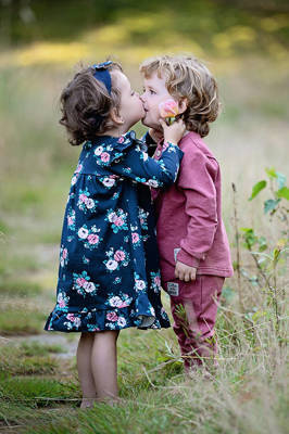 "Rose Bonica" Makoma Sukienka z falbanką