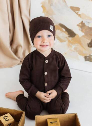 "Natural Waffel" Makoma Bluza mocha