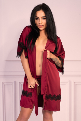 Aresmina LC 90564 Cherry Mahogany Collection Szlafrok damski LivCo Corsetti