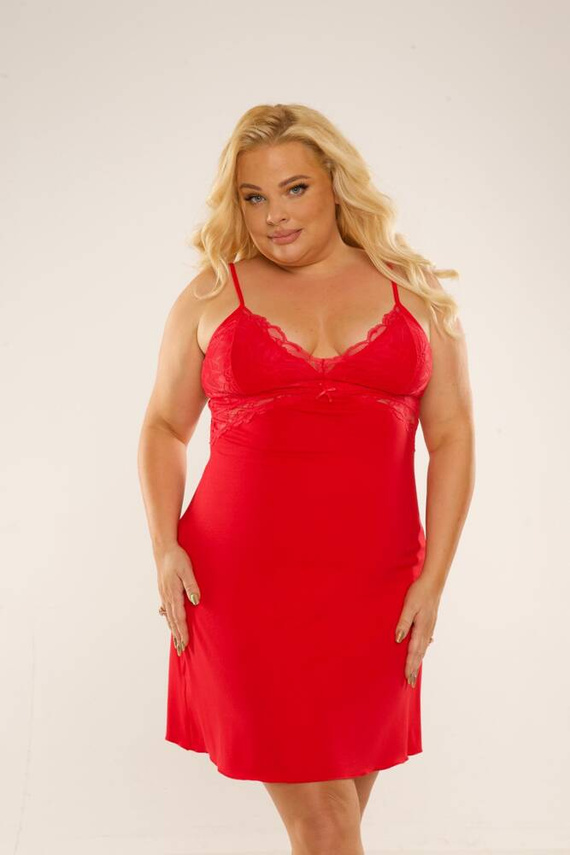 739 Velar Koszulka nocna Forex - czerwony