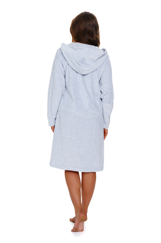Szlafrok damski Doctor Nap SWO.1008.grey melange