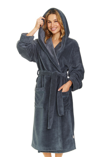 7135 Szlafrok unisex bambus Doctor Nap - grey