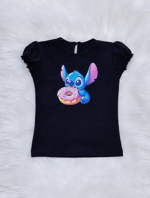 Stworek Bambarillo Koszulka dziecięca krótki rękaw czarny