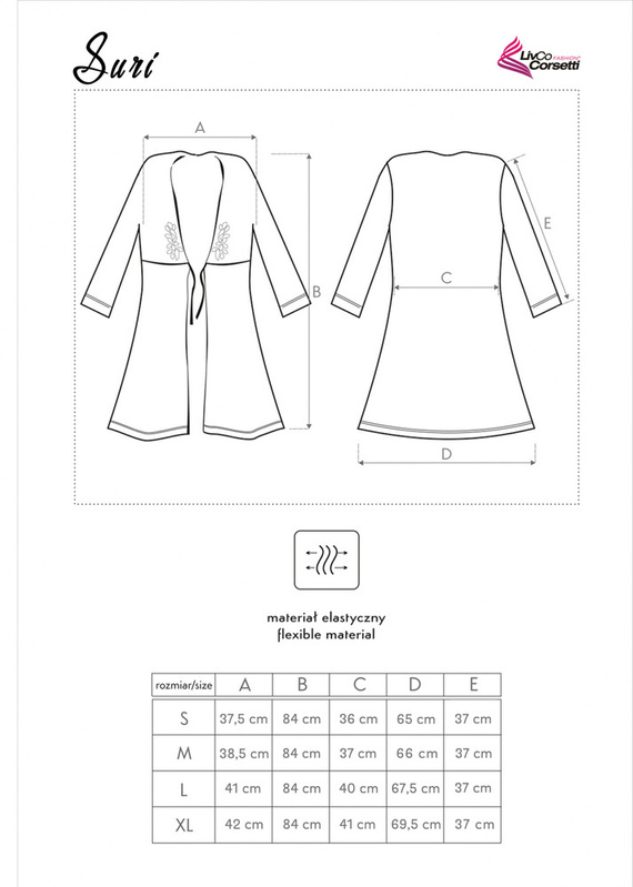 Suri LC 90021 Szlafrok damski LivCo Corsetti