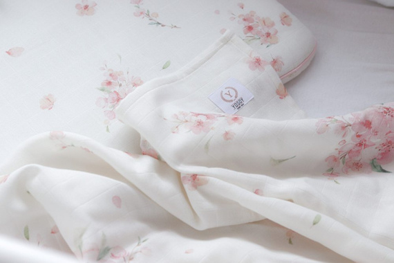 Muślinowa poduszka Sea Shells Yosoy