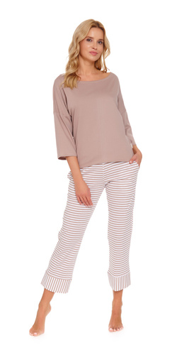 5119 Piżama Damska Doctor Nap - beige