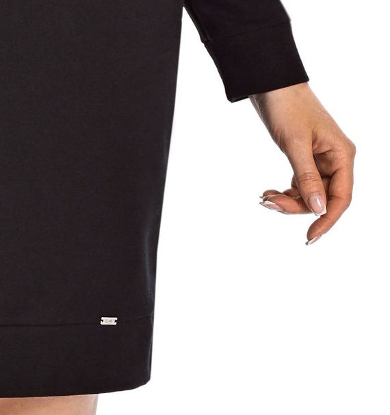 216105 Paula Sukienka z długim rękawem Teyli - czarny