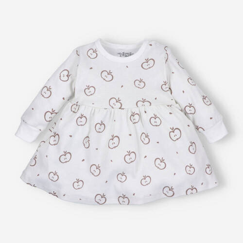 ABN-5305/JAB Happy Apples Sukienka z bawełny organicznej Nini