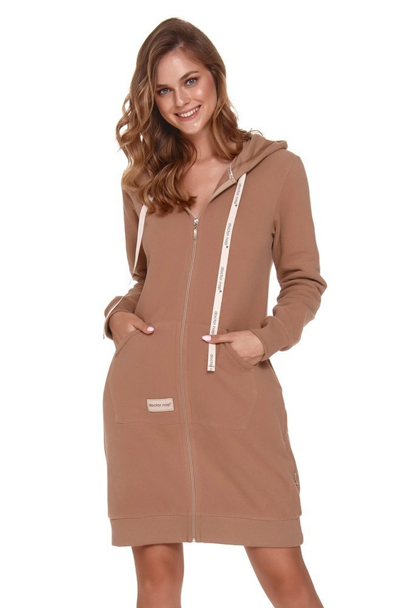 9756 Szlafrok damski Doctor Nap - wood