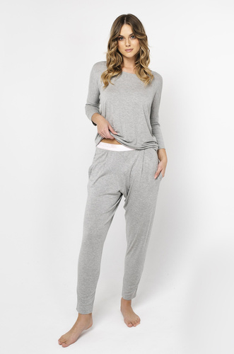 Styl Komplet Damski 3/4rękaw, dł.spodnie Italian Fashion melanż