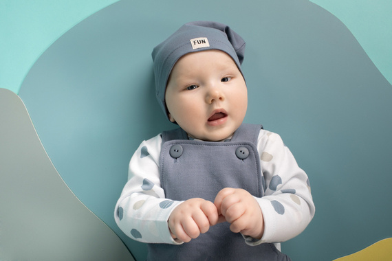 Fun Time Pinokio Ogrodniczki chłopięce - niebieski