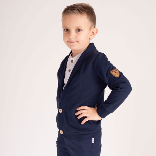 Bluza dresowa 169553 "Mix" Nicol - granatowy