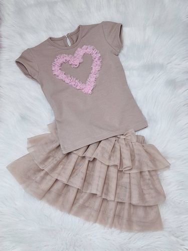 Mia Spódniczka tiulowa Bambarillo beżowy