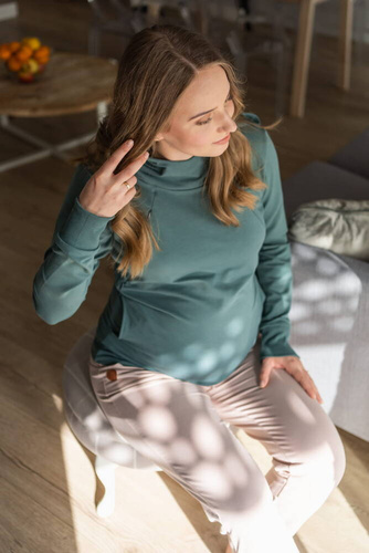 Milk Please Milk&Love bluza do karmienia morska zieleń