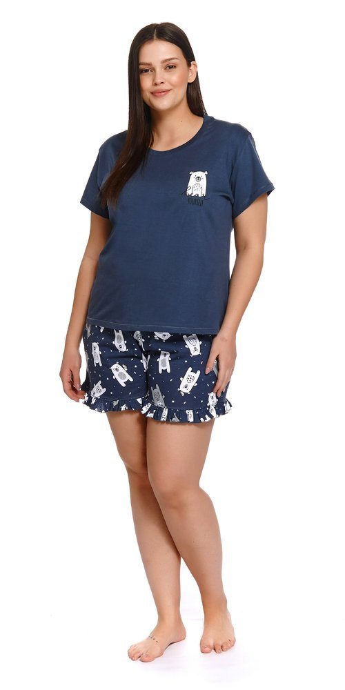 4219 Piżama Damska Doctor Nap - deep blue