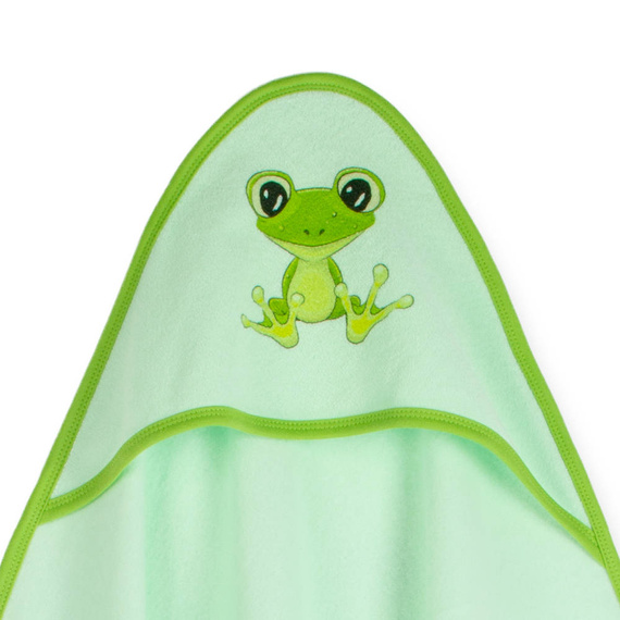 Żabka niemowlęce okrycie kąpielowe Martex zielony