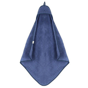 Bawełniany ręcznik z kapturkiem Yosoy - indygo