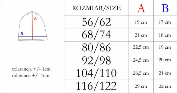 211268 Toys Nicol Czapka dziecięca