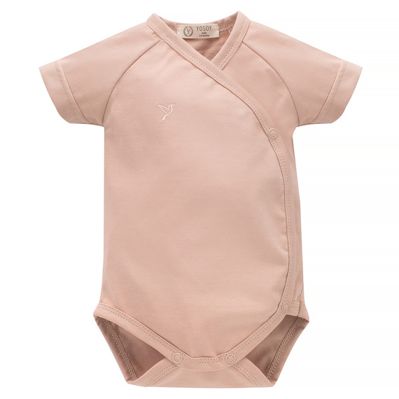 SUNRISE PINK Yosoy Body organic krótki rękaw jasny róż