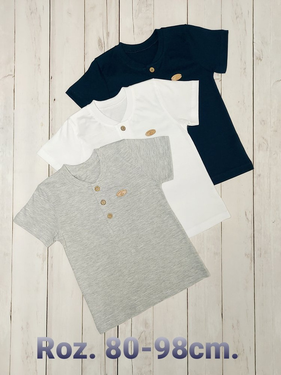 Mieszko Bambarillo Koszulka dziecięca krótki rękaw granatowy