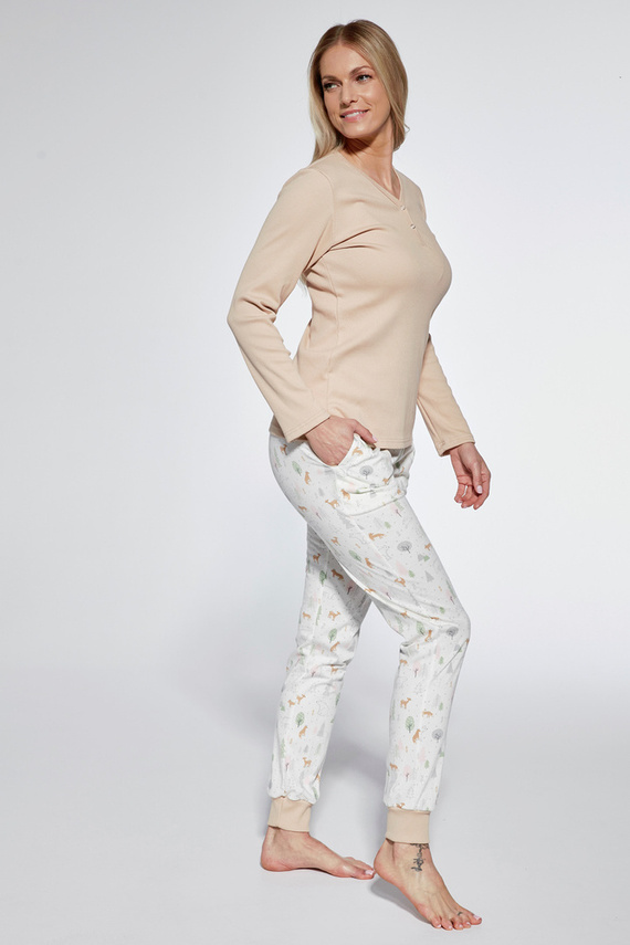 Cornette 723/351 Emy Piżama damska beżowy