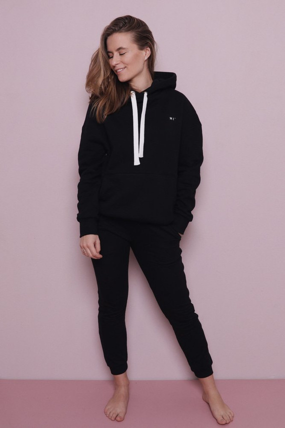 MI° hoodie Misimi bluza z kapturem - granat