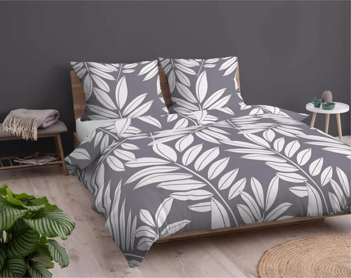 4964A Pościel bawełniana liście Detexpol