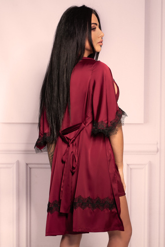 Aresmina LC 90564 Cherry Mahogany Collection Szlafrok damski LivCo Corsetti
