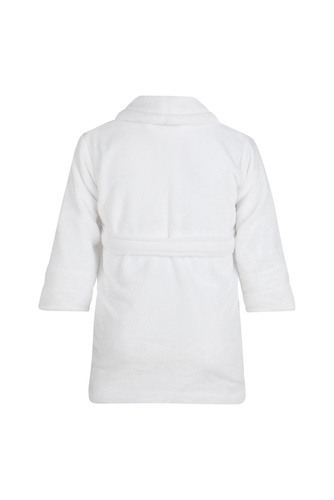 Calido Szlafrok dziecięcy polarowy ByShelly - biały