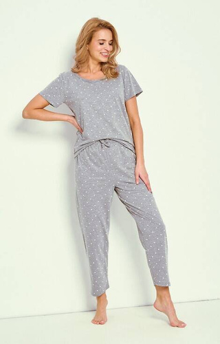 3325 Meg Piżama Damska Taro- szary