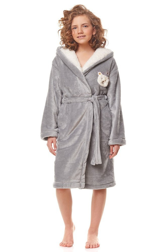 2152 L&L Szlafrok dziecięcy - sucha róża