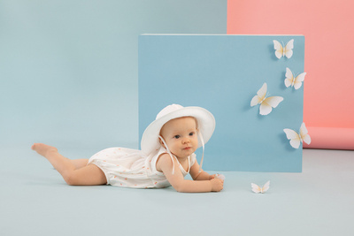 Summer Mood Pinokio kapelusz dziewczęcy - ecru