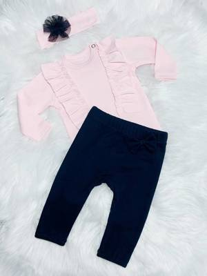 Tosia Bambarillo Spodnie niemowlęce granatowy