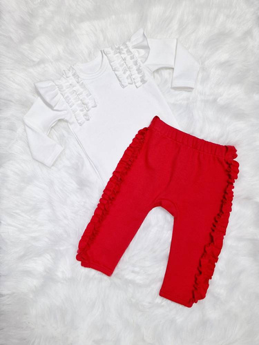Zuza Bambarillo Spodnie niemowlęce czerwony