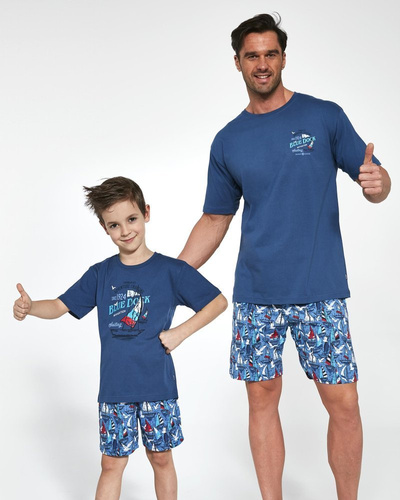 789,790/96 BLUE DOCK Cornette Piżama Chłopięca - jeans 