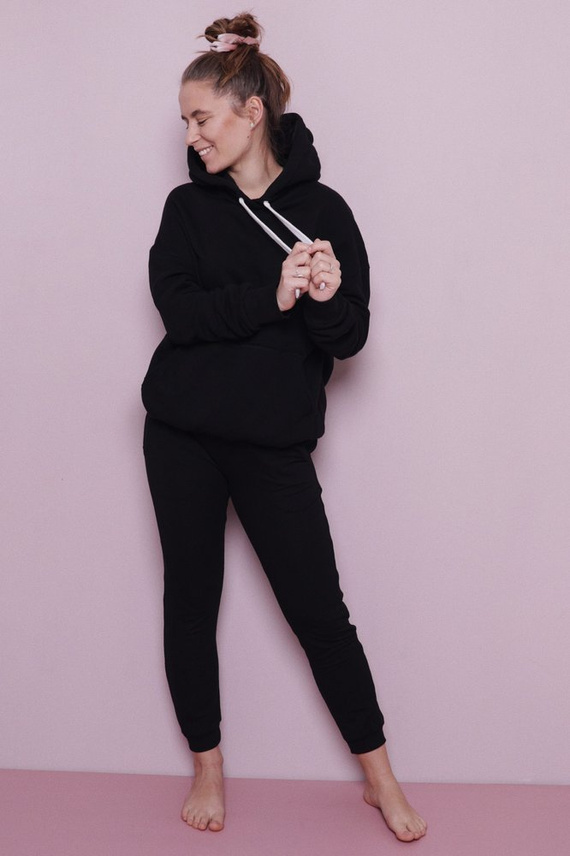 MI° hoodie Misimi bluza z kapturem - granat