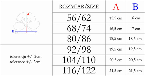 Nicol 169068 Czapka dziecięca turban