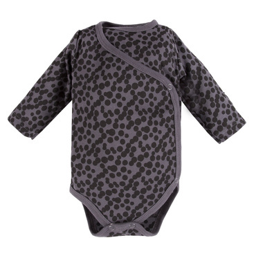 Magic Eevi Body z długim rękawem rozpinane- grafit druk