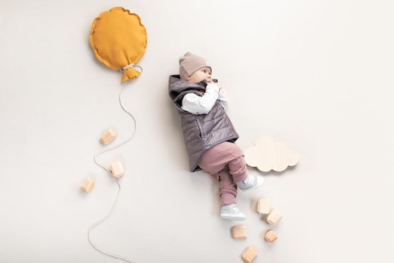 "Dreamer" Pinokio Kamizelka rozpinana dziecięca - szary