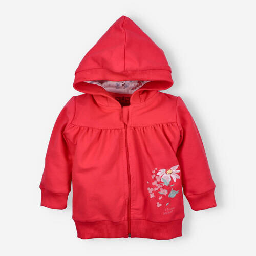 Łąka Bluza dresowa z bawełny organicznej Nini różowy