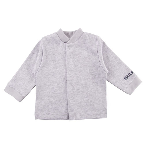 Kaftanik bawełniany "Baby Love" Ewa Klucze- szary