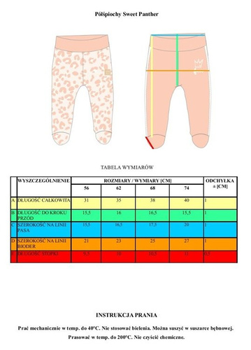 Półśpiochy niemowlęce "WILD ANIMALS" Pinokio - szary