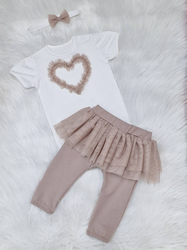 Mia Bambarillo Spodnie niemowlęce beżowy