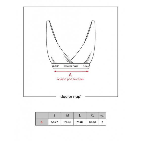 Biustonosz ciążowy i do karmienia 4160 Doctor Nap - black
