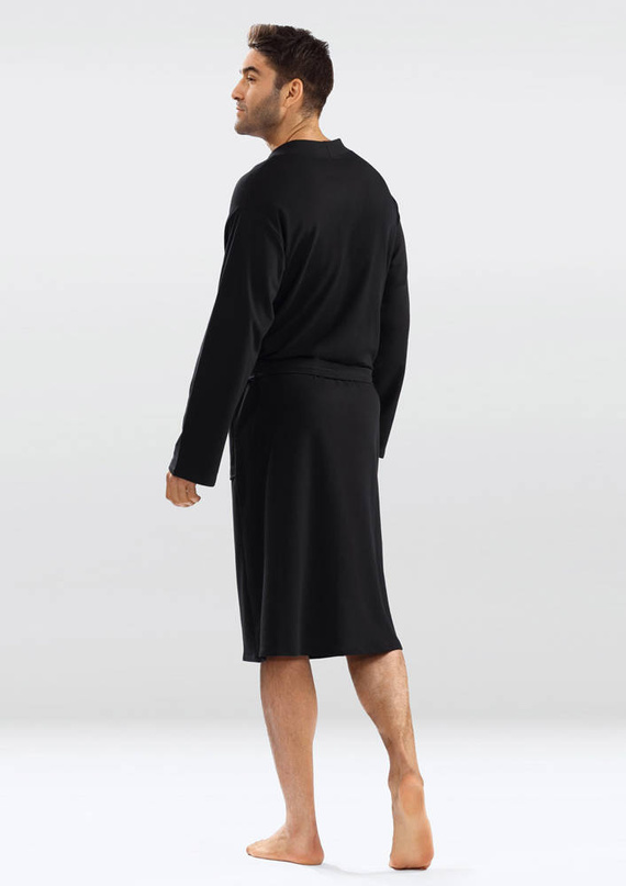 Harry Szlafrok męski Dkaren - czarny