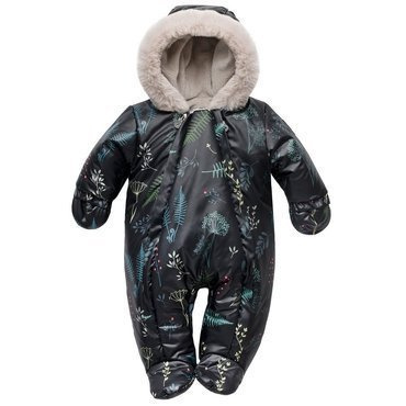 Kombinezon w kwiaty "WINTER" Pinokio - czarny