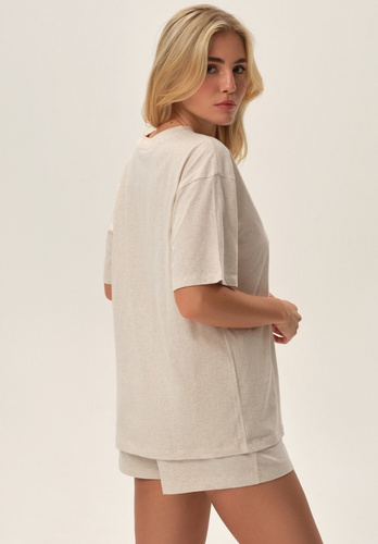 41888 Fune  Piżama Damska Henderson - beżowy