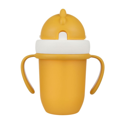 CA56/522YELW Kubek ze składaną silikonową rurką 210 ml Canpol Babies żółty